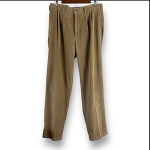 Covington Men's 34x32 Corduroy Pants Natural Tan Classic Fall Office Work Date‎